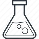 beaker, chemical, flask, lab test, test tube 