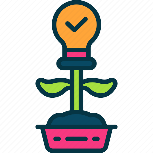 Green, energy, light, bulb, plant, alternative icon - Download on Iconfinder