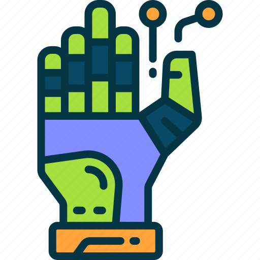 Robotic, hand, arm, future, science icon - Download on Iconfinder