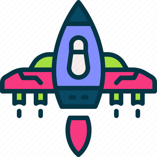 Spaceship, rocket, launch, future, science icon - Download on Iconfinder