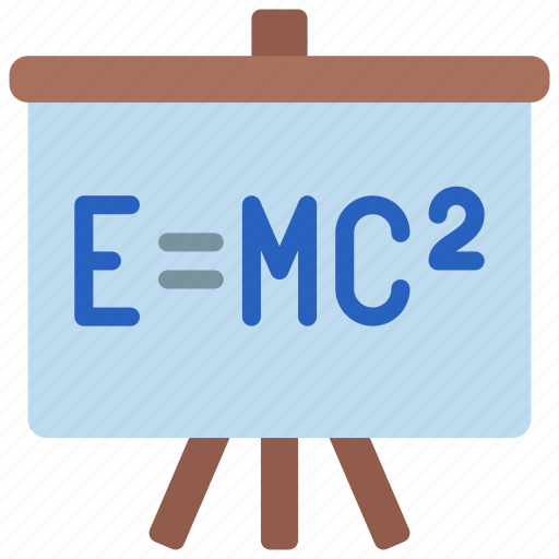 Equation, chalkboard, scientific, einstein, theory icon - Download on Iconfinder