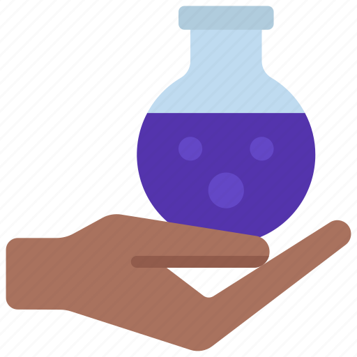 Provide, test, scientific, give, hand icon - Download on Iconfinder