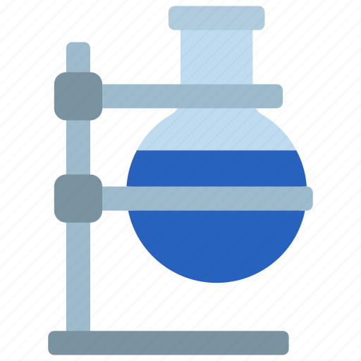 Round, beaker, holder, scientific, test, chemicals icon - Download on Iconfinder