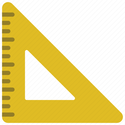 Triangle, ruler, scientific, trigonometry, measurement icon - Download on Iconfinder