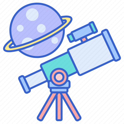 Astronomy, planets, telescope icon - Download on Iconfinder