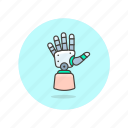 artificial, hand, limb, science, technology, device, future, robot 