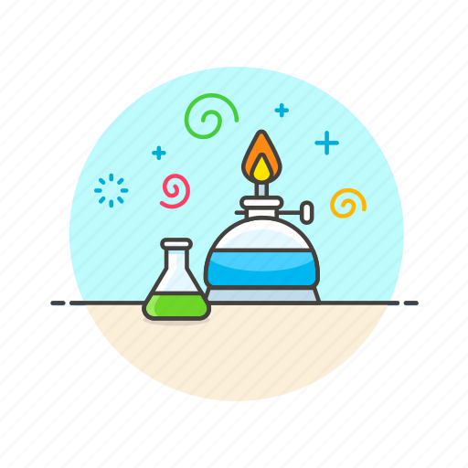 Experiment, fire, science, technology, chemistry, flask, lab icon - Download on Iconfinder