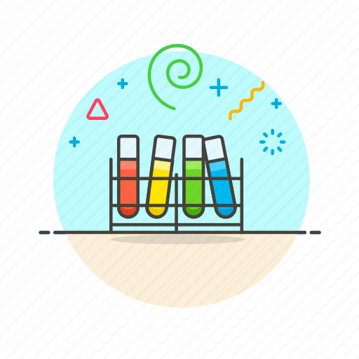 Rack, science, technology, lab, rainbow, test, tube icon - Download on Iconfinder