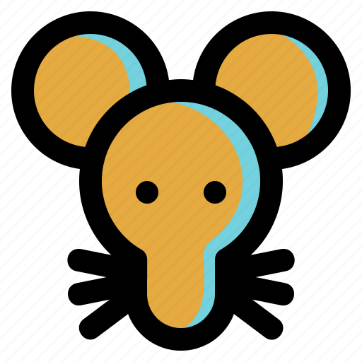 Animal, cute, lunar, mammal, mouse, rat, rodent icon - Download on Iconfinder