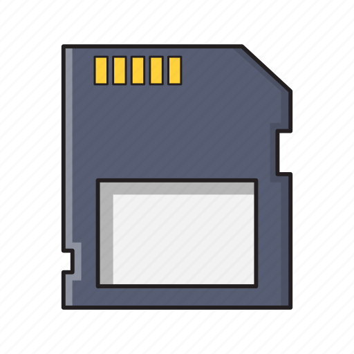 Card, chip, memory, sd, technology icon - Download on Iconfinder