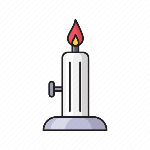 Burner, candle, fire, flame, lab icon - Download on Iconfinder