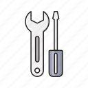 fix, repair, setting, tools, wrench