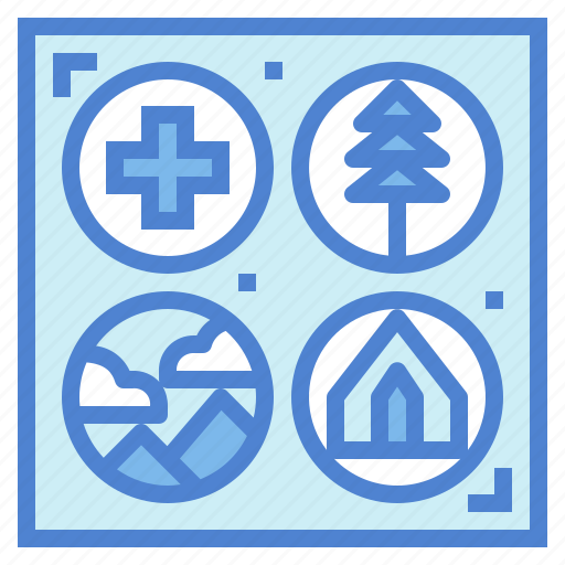 Badges, emblem, scout, shield icon - Download on Iconfinder