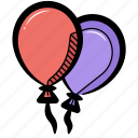balloon, birthday balloons, party balloons, cute balloons, air balloons