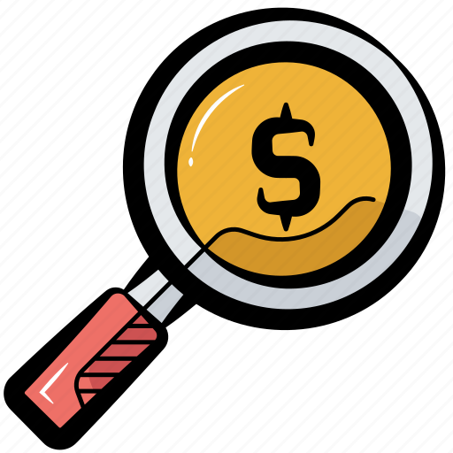 Business research, search, looking for money, dollar search, money search icon - Download on Iconfinder
