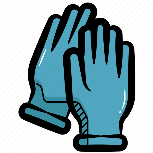 Gloves, latex gloves, rubber gloves, protective gloves, cleaning gloves icon - Download on Iconfinder