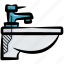 sanitary, sink, wash basin, hand basin, dishwashing bowl 