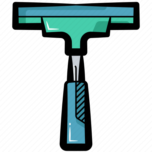 Squeegee, glass squeegee, window squeegee, cleaning squeegee, wiper, glass cleaner icon - Download on Iconfinder