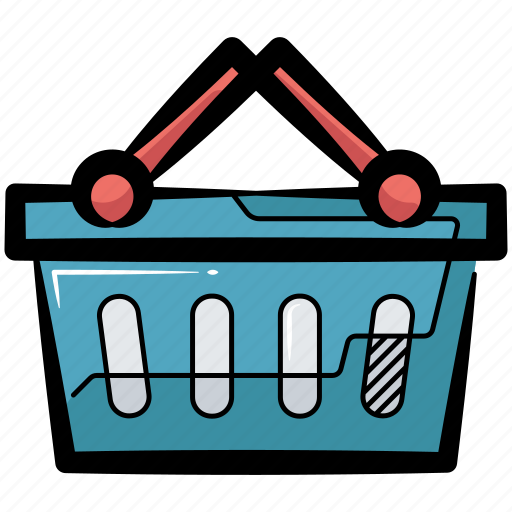 Basket, shopping basket, laundry basket, pannier, trug icon - Download on Iconfinder