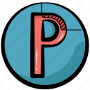 letter p, p alphabet, p text, laundry, laundry symbol