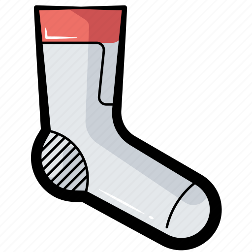 Sock, stocking, hosiery, bobby socks, winter sock icon - Download on Iconfinder