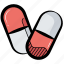 capsules, pill, medicine, pharmacy, medical capsule 