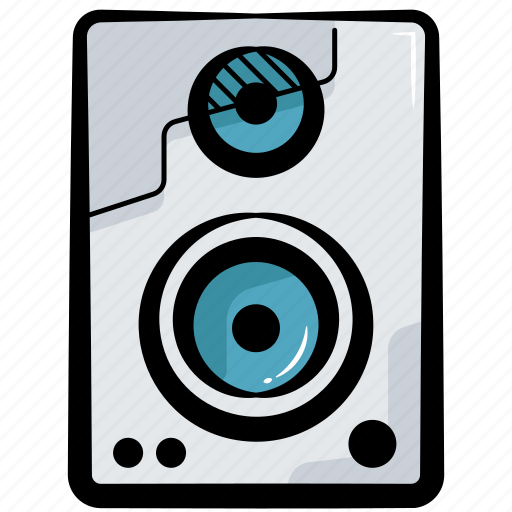 Speaker, loudspeaker, audio speaker, sound speaker, sound system icon - Download on Iconfinder