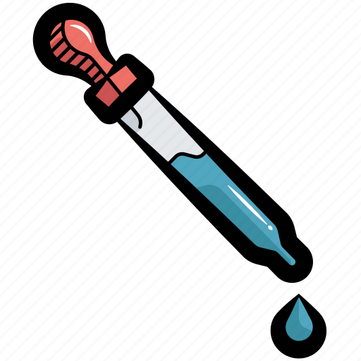 Dropper, pipette, pipet, chemical dropper, pasteur pipette icon - Download on Iconfinder