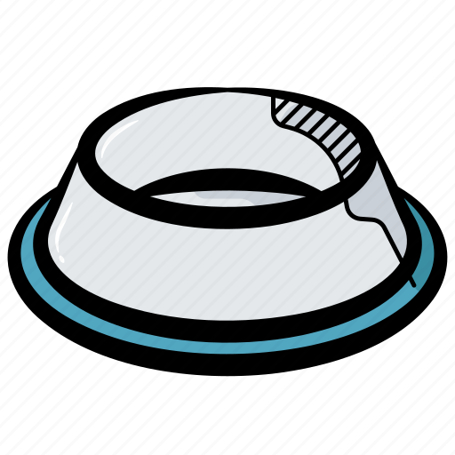 Pet bowl, dog bowl, cat bowl, feeding bowl, animal bowl icon - Download on Iconfinder