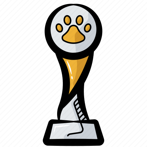 Trophy, pet trophy, animal award, pet dog champion, dog competition icon - Download on Iconfinder