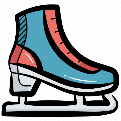 Ice skate, figure skating, hockey skate, skatting shoes, ice skating icon - Download on Iconfinder