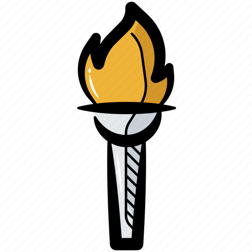 Olympic flame, olympic torch, torch, flambeau, torch flambeau icon - Download on Iconfinder