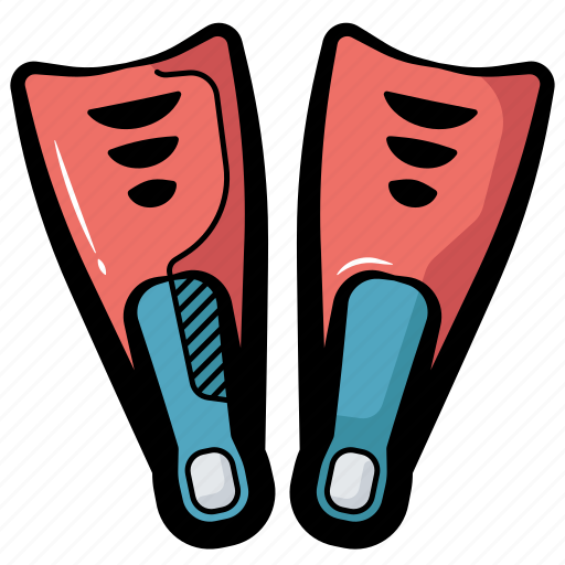 Swim fins, diving fins, scuba fins, diving flippers, flippers icon - Download on Iconfinder
