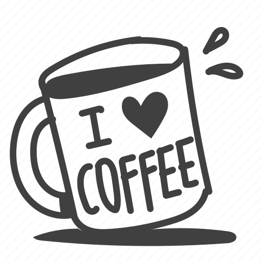 Coffee, mug, shadow, drink, cup, hot icon - Download on Iconfinder