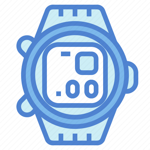 Watch, gear, time, clock, digital icon - Download on Iconfinder