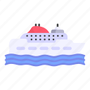 cruiser, ocean, sea, ship, transport, transportation, travel