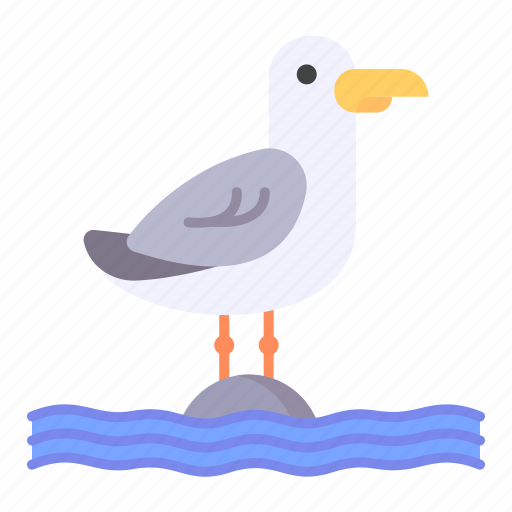 Animal, bird, fly, nature, sea, seagull icon - Download on Iconfinder