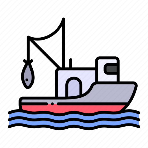 Boat, fishing, navigation, ship, transport, transportation icon - Download on Iconfinder