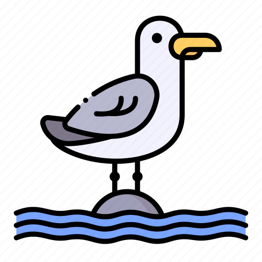 Animal, bird, fly, nature, sea, seagull icon - Download on Iconfinder