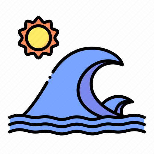 Beach, nature, ocean, sea, summer, water, wave icon - Download on Iconfinder