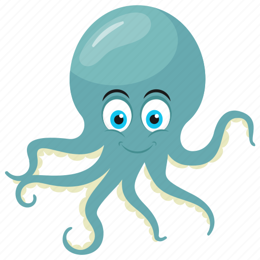 Clover octopus, fish, multi legs sea animal, octopus, sea animal icon - Download on Iconfinder