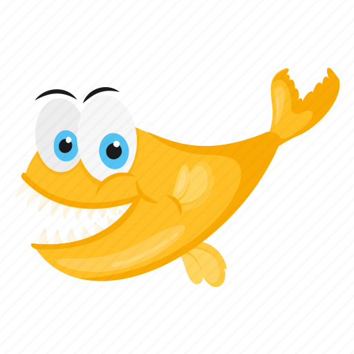 Fish, ogon, tropical fish, yellow cartoon fish, yellow koi fish icon - Download on Iconfinder