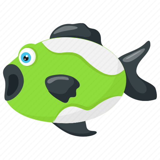 Aquatic animal, fish, fish cartoon, sea animal, tropical fish icon - Download on Iconfinder