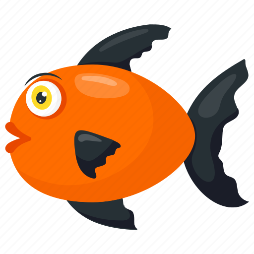 Aquatic fish, cartoon fish, freshwater fish, red wag fish, tropical fish icon - Download on Iconfinder