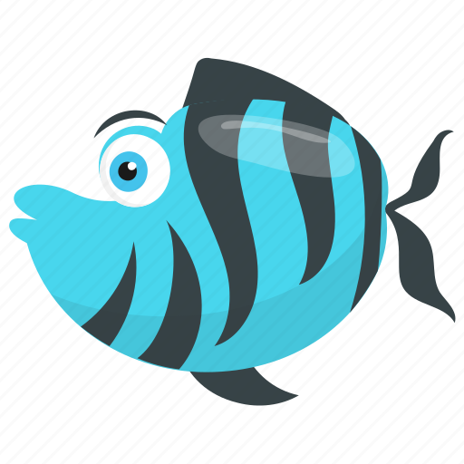 Cartoon tiger barb, tiger barb, tiger barb mate, tiger stripes fish,  tropical fish icon - Download on