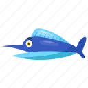 broadbill, fish, long mouth fish, predatory fish, swordfish