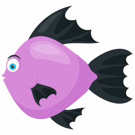 Cichlids, discus, freshwater fish, symphysodon, symphysodon cartoon icon - Download on Iconfinder