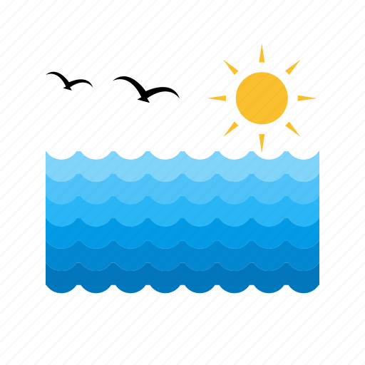 Beach, ocean, pool, sea, sky, sun, water icon - Download on Iconfinder