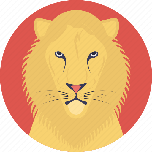 Animal, cartoon lion, lion, social cats, strongest felines icon - Download on Iconfinder
