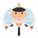 captain, ship, sea, avatar